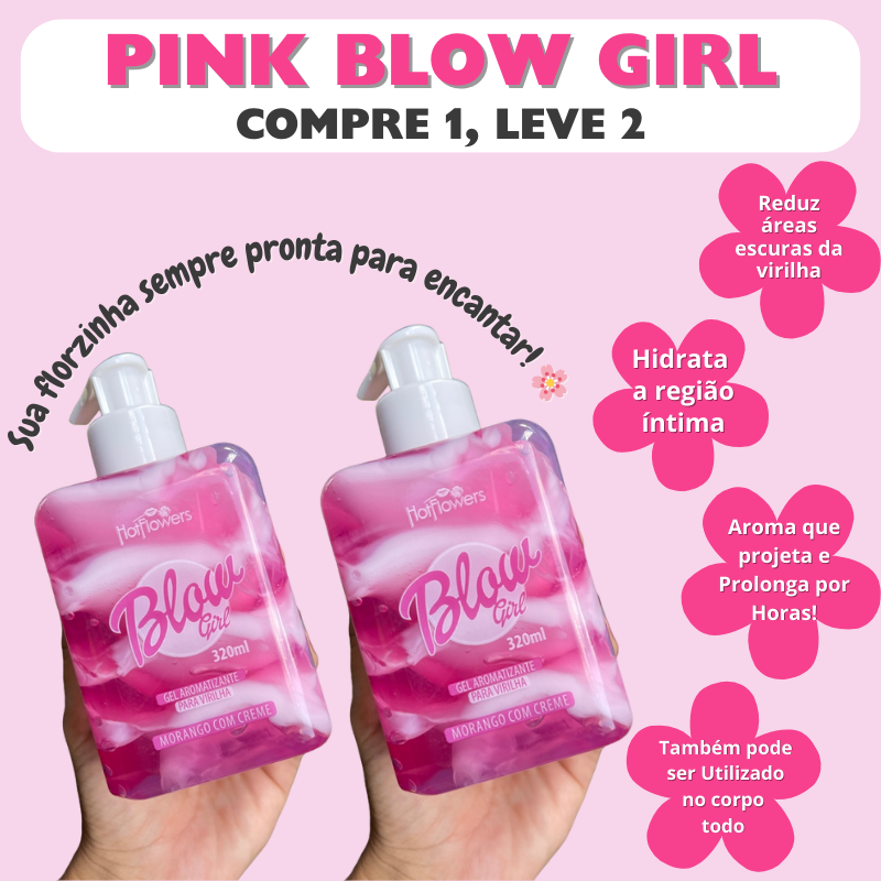 Pink Girl | Gel Creme Aromatizante para Área Íntima