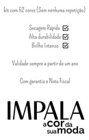 Kit 52 Esmaltes Impala – Completo para Unhas das Mãos e Pés