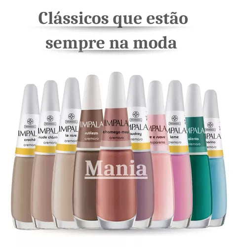 Kit 52 Esmaltes Impala – Completo para Unhas das Mãos e Pés