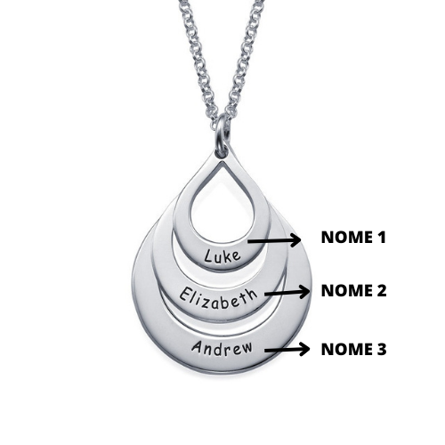 Colar Elos Personalizados (+ BRINDE OFICIAL) -  Oferta Especial Dia das Mães