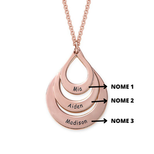 Colar Elos Personalizados (+ BRINDE OFICIAL) -  Oferta Especial Dia das Mães